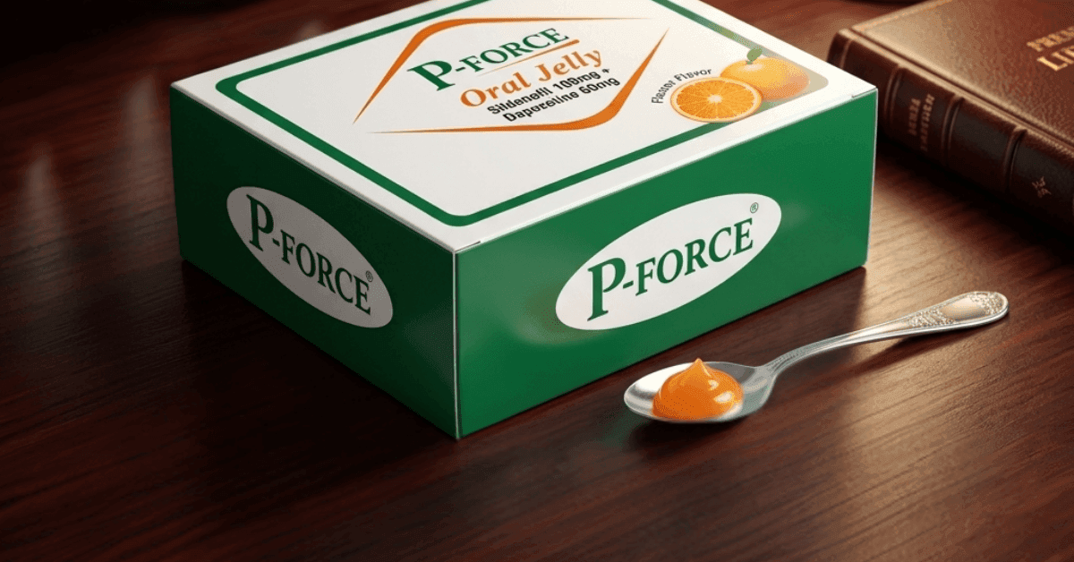 Super P Force Oral Jelly: Sildenafil and Dapoxetine Guide