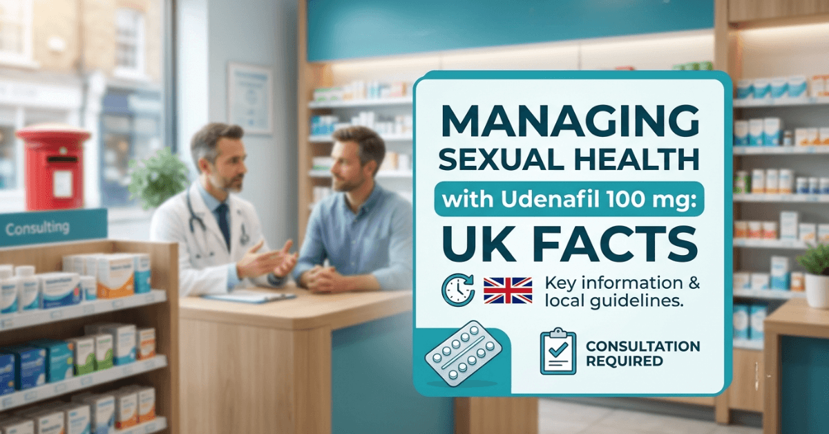 Udenafil 100 mg for Managing Sexual Health with: UK Facts