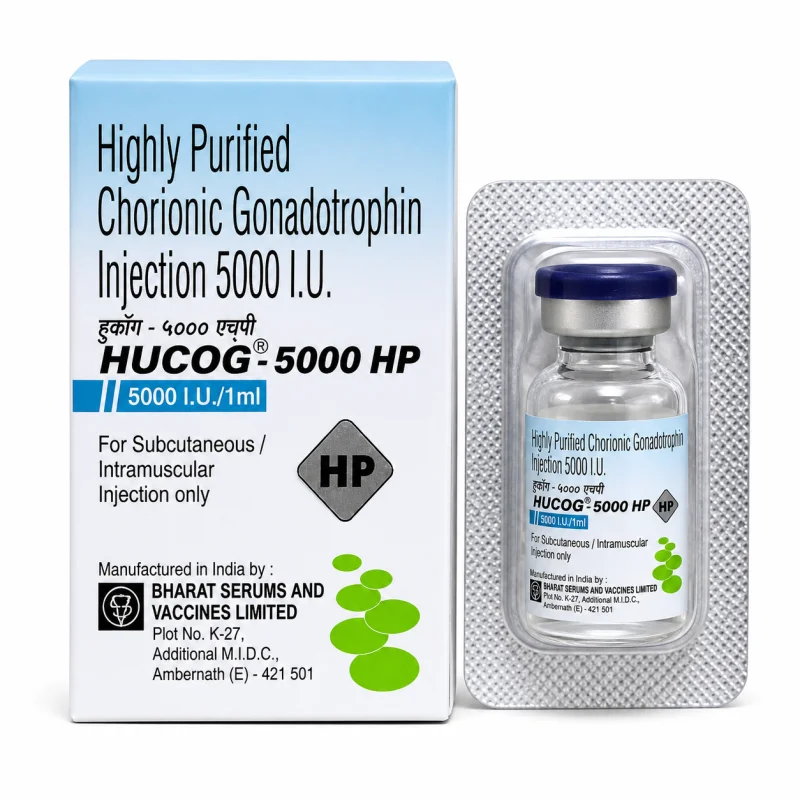 HUCOG-5000 HP Highly Purified Chorionic Gonadotrophin Injection 5000 IU